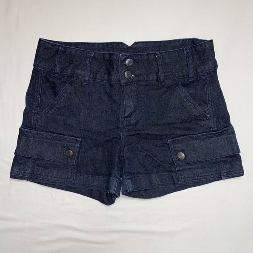 Calvin Klein Denim Blue Jean Shorts Women’s 27 4 Dark Wash Festival Casual Comfy
